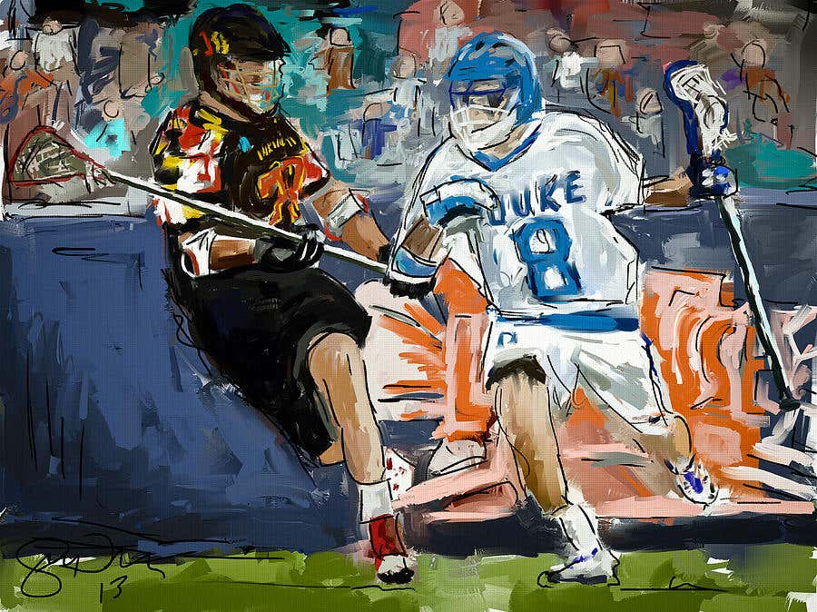 Lacrosse Coloring Pages