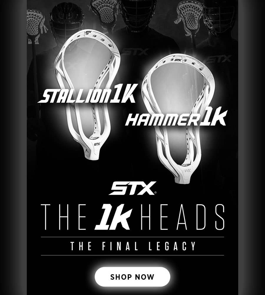1K STX unstrung lacrosse heads