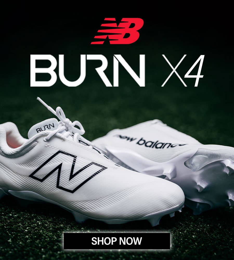 New Balance Burn X4 lacrosse cleats