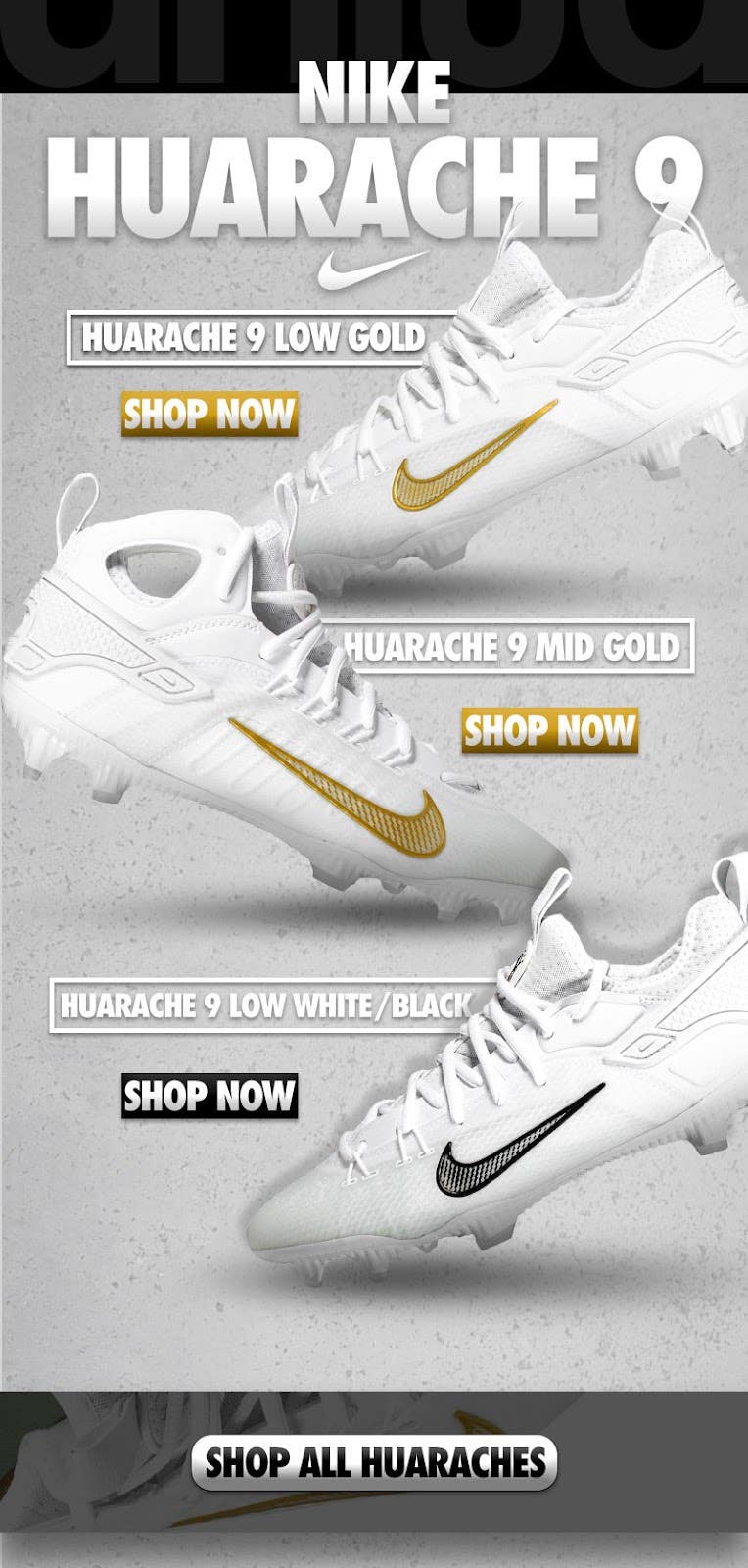 Nike Huarache 9 Lacrosse Cleats