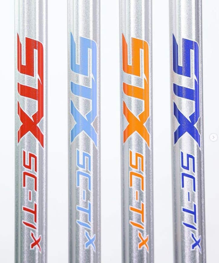 Sc-Ti X Lacrosse Shaft colorways